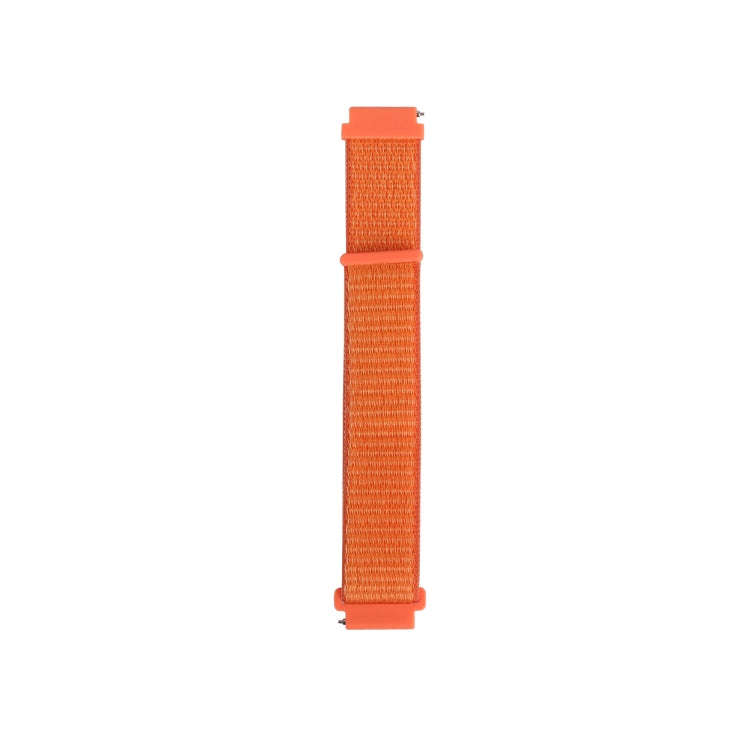 For Samsung Galaxy Watch4 Classic/Watch4 Nylon Loop Watch Band(Papaya)