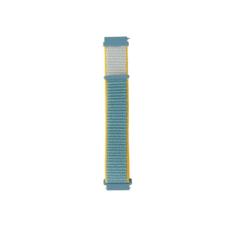 For Samsung Galaxy Watch4 Classic/Watch4 Nylon Loop Watch Band(Sunny Blue)