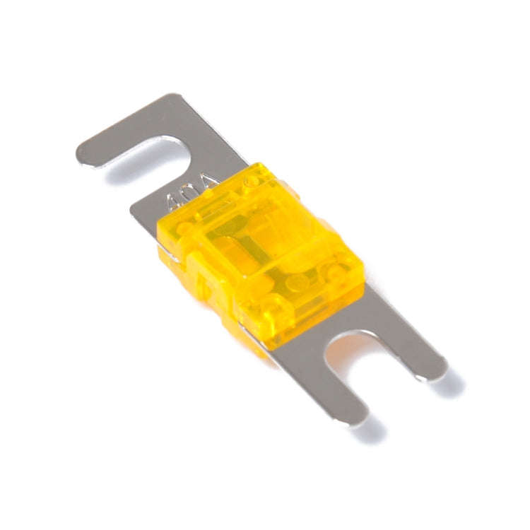 A0302 Dark Orange 5 PCS Car Audio AFS Mini ANL 40A Fuse Nicked Plated