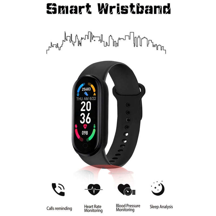 M7 Sports Smart Bracelet, Support Heart Rate Monitoring & Blood Pressure Monitoring & Sleep Monit...