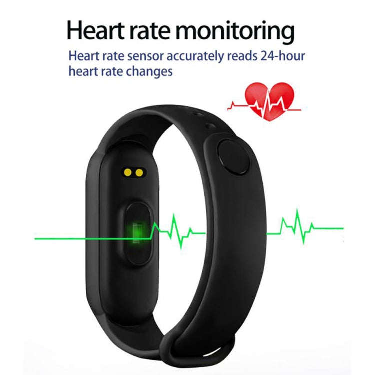 M7 Sports Smart Bracelet, Support Heart Rate Monitoring & Blood Pressure Monitoring & Sleep Monit...