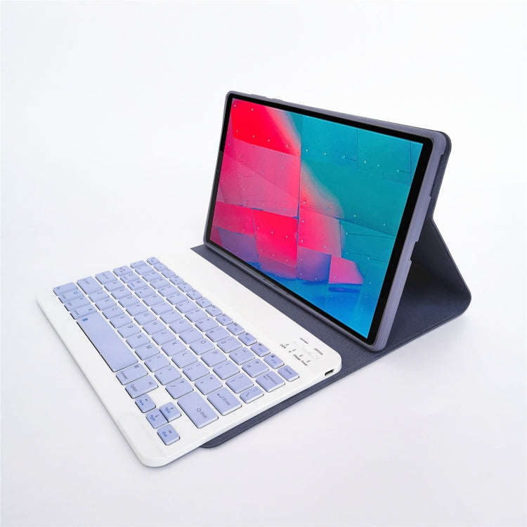 For Lenovo Smart Tab M10 HPD Plus TB-X606F 10.3 inch LX103 Solid Color Detachable Square Keycap B...