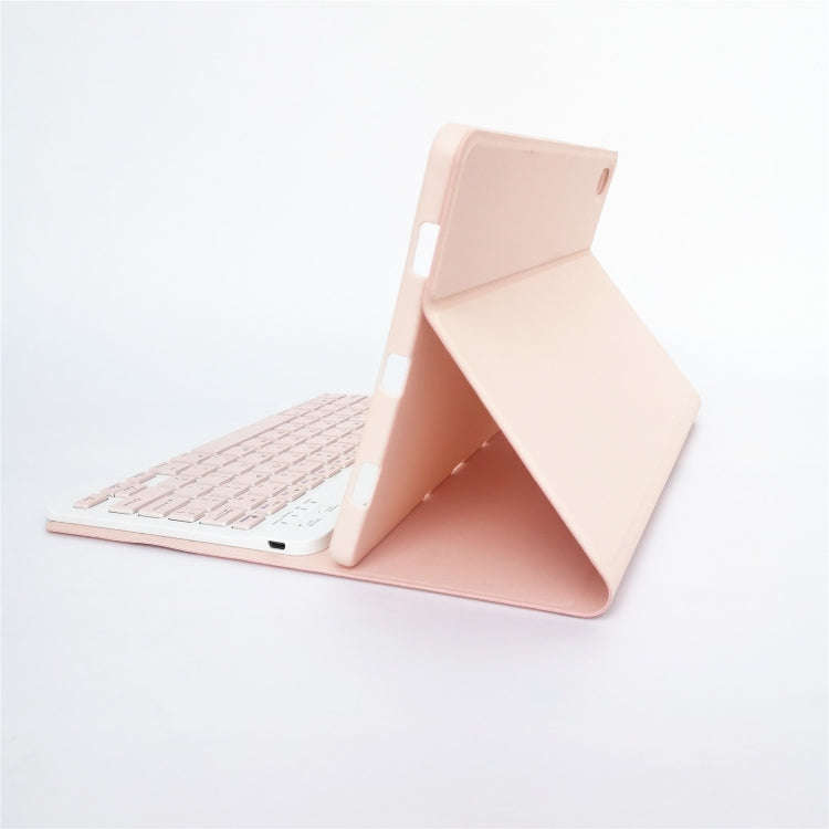 For Lenovo Pad Tab P11 11 inch TB-J606F LX110 Solid Color Detachable Square Keycap Bluetooth Keyb...
