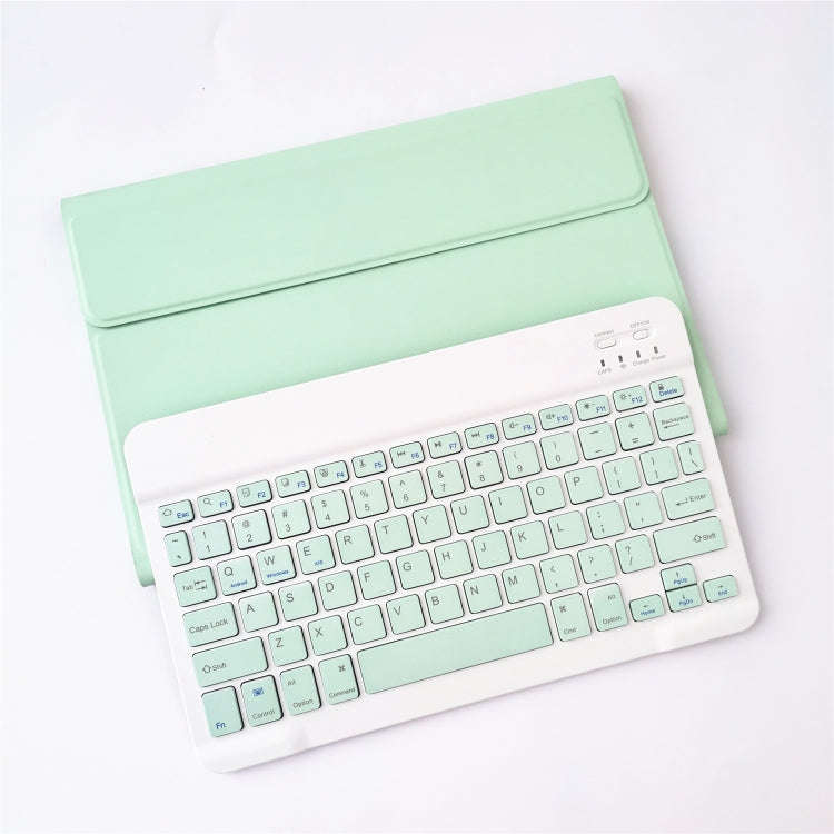 For Lenovo Pad Tab P11 11 inch TB-J606F LX110 Solid Color Detachable Square Keycap Bluetooth Keyb...