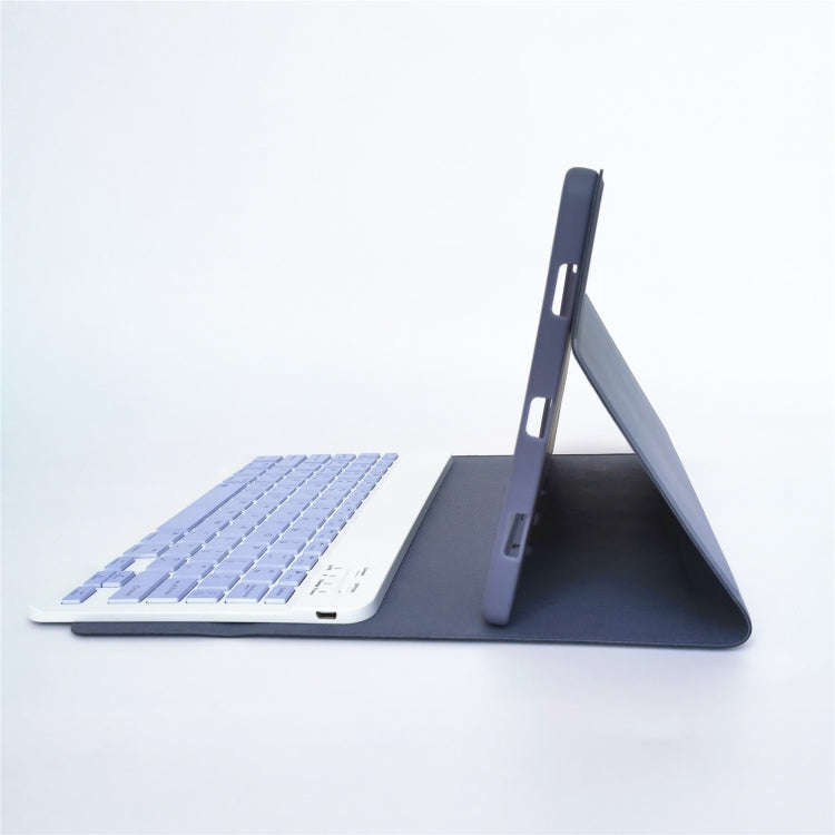 For Lenovo Pad Tab P11 11 inch TB-J606F LX110 Solid Color Detachable Square Keycap Bluetooth Keyb...