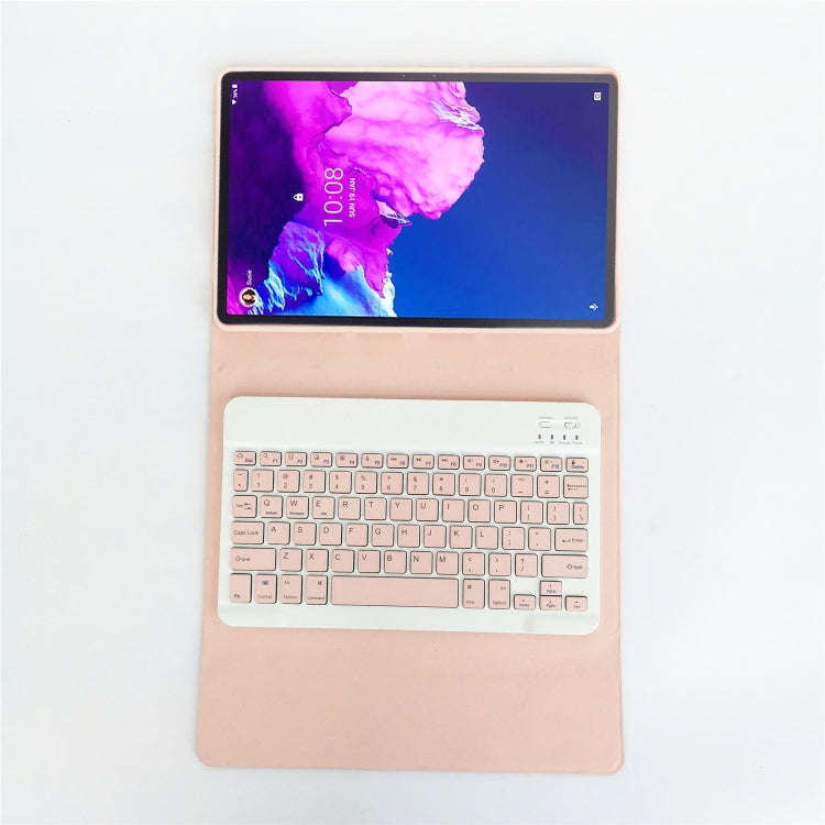 For Lenovo Pad Tab P11 Pro 11.5 inch TB-J706F LX115 Solid Color Detachable Square Keycap Bluetoot...
