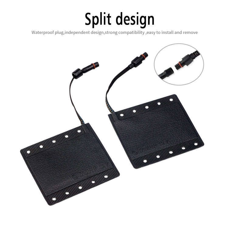 ZH-1314A1 Strap Type Motorcycle 12V Heating Handle SAE Port Quick Installation and Removal Handle