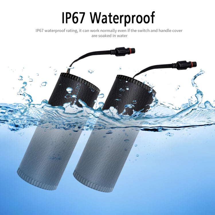 ZH-1314A1 Strap Type Motorcycle 12V Heating Handle SAE Port Quick Installation and Removal Handle
