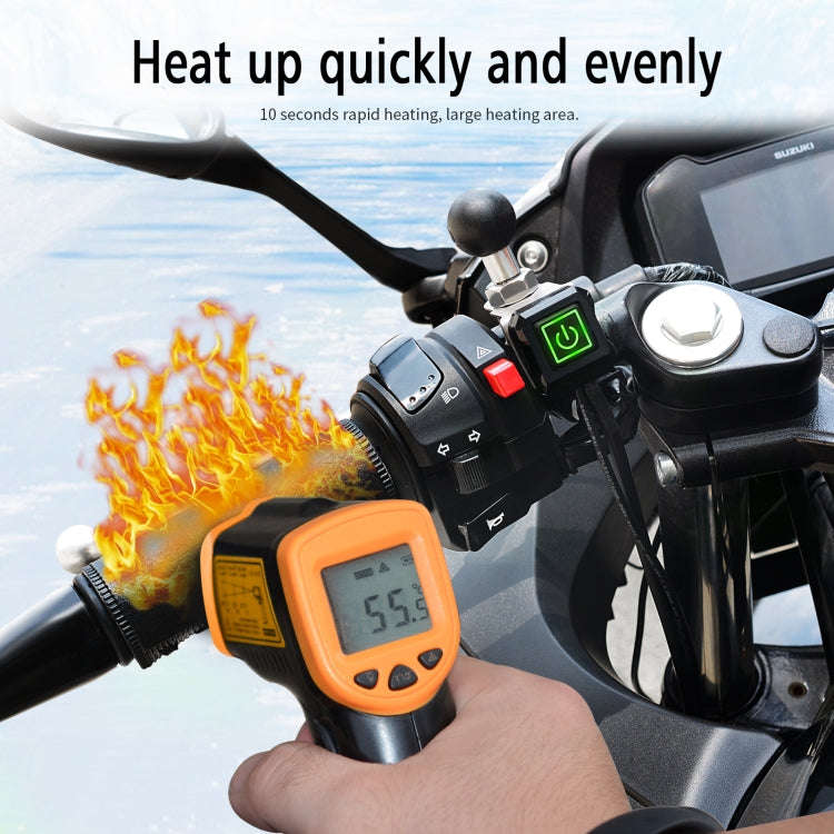 ZH-1314A1 Strap Type Motorcycle 12V Heating Handle SAE Port Quick Installation and Removal Handle