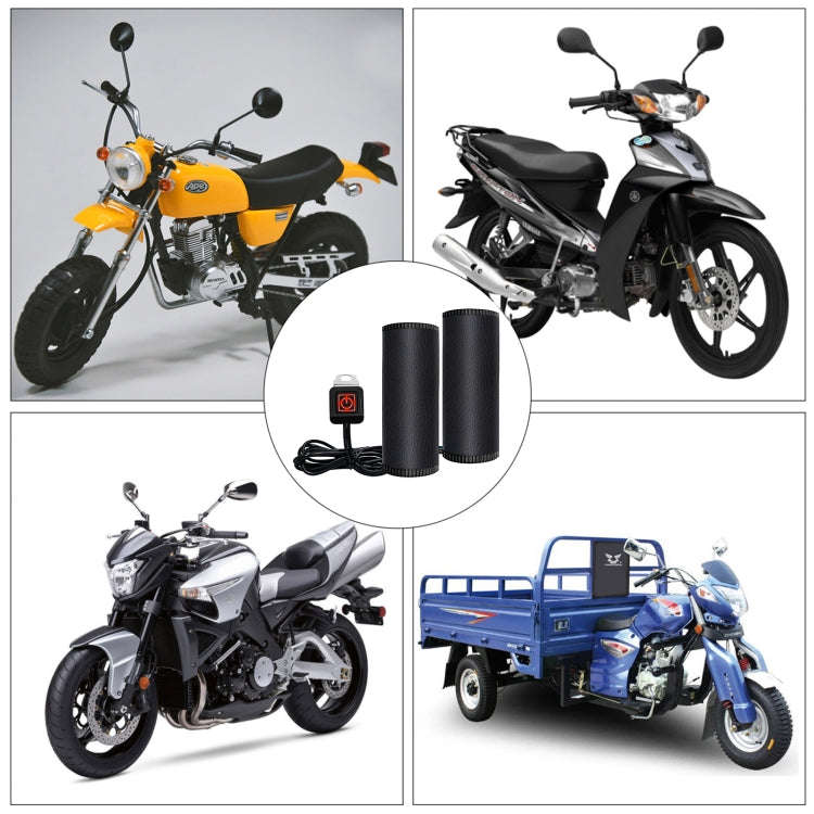ZH-1314A1 Strap Type Motorcycle 12V Heating Handle SAE Port Quick Installation and Removal Handle