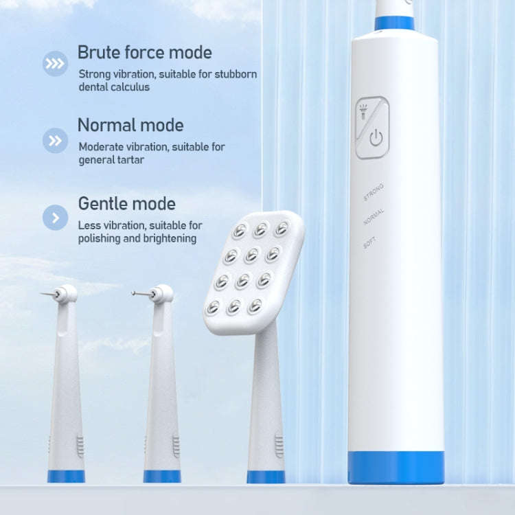 LSHOW YJK108 Multi-function Facial Cleansingand Teeth Cleaning Instrument with LED Auxiliary Ligh...