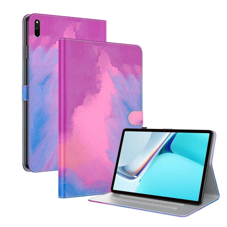For Huawei MatePad 11 (2021) Voltage Watercolor Pattern Skin Feel Magnetic Horizontal Flip PU Lea...