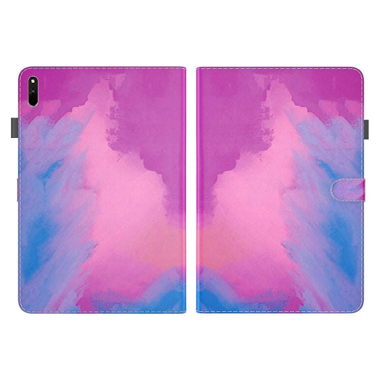 For Huawei MatePad 11 (2021) Voltage Watercolor Pattern Skin Feel Magnetic Horizontal Flip PU Lea...