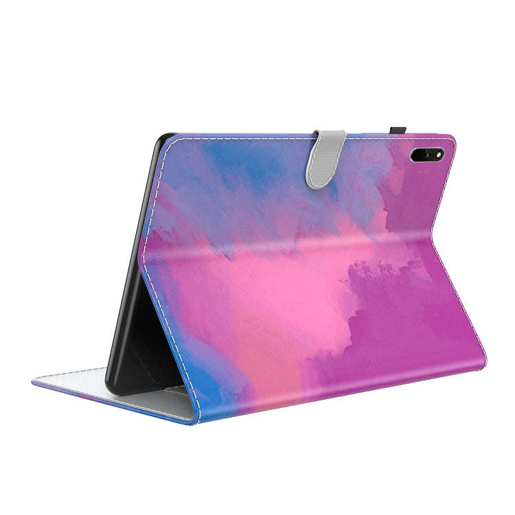 For Huawei MatePad 11 (2021) Voltage Watercolor Pattern Skin Feel Magnetic Horizontal Flip PU Lea...