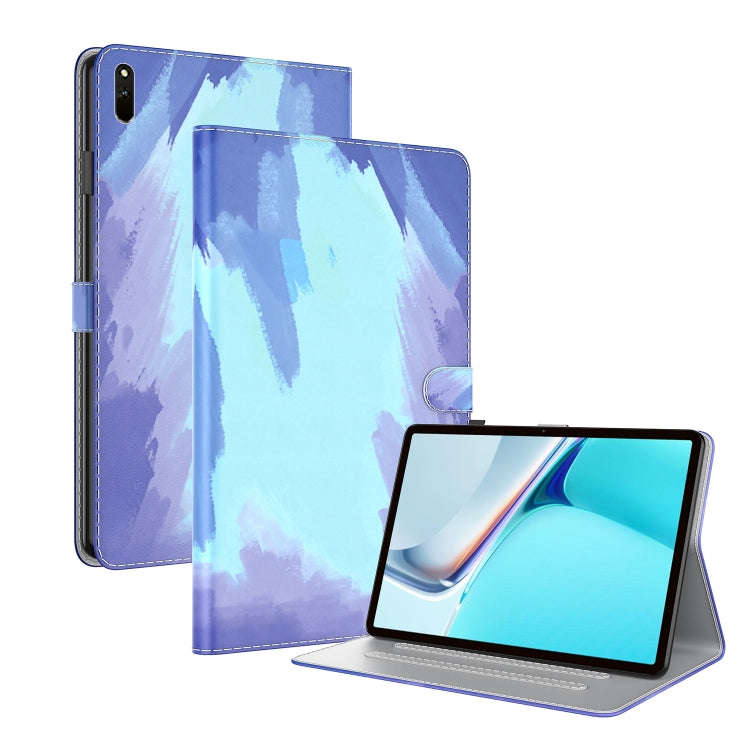 For Huawei MatePad 11 (2021) Voltage Watercolor Pattern Skin Feel Magnetic Horizontal Flip PU Lea...