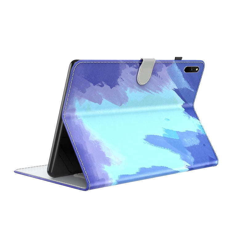 For Huawei MatePad 11 (2021) Voltage Watercolor Pattern Skin Feel Magnetic Horizontal Flip PU Lea...