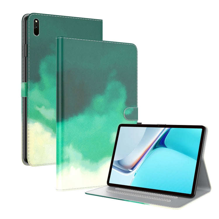For Huawei MatePad 11 (2021) Voltage Watercolor Pattern Skin Feel Magnetic Horizontal Flip PU Lea...