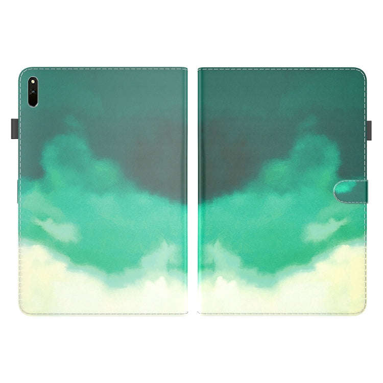 For Huawei MatePad 11 (2021) Voltage Watercolor Pattern Skin Feel Magnetic Horizontal Flip PU Lea...