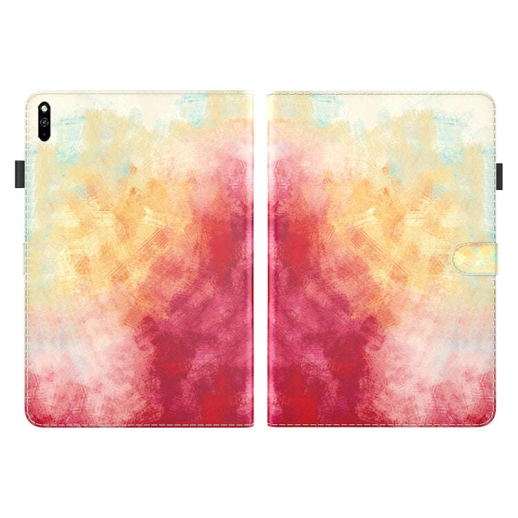 For Huawei MatePad Pro 10.8 (2021) Voltage Watercolor Pattern Skin Feel Magnetic Horizontal Flip ...