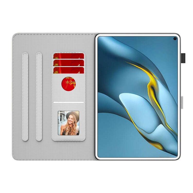 For Huawei MatePad Pro 10.8 (2021) Voltage Watercolor Pattern Skin Feel Magnetic Horizontal Flip ...