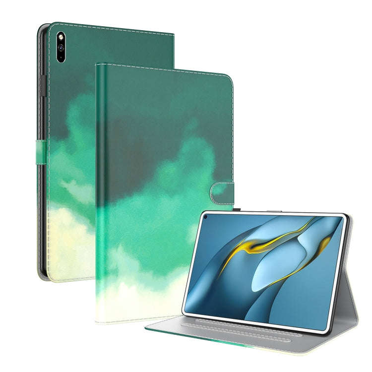 For Huawei MatePad Pro 10.8 (2021) Voltage Watercolor Pattern Skin Feel Magnetic Horizontal Flip ...