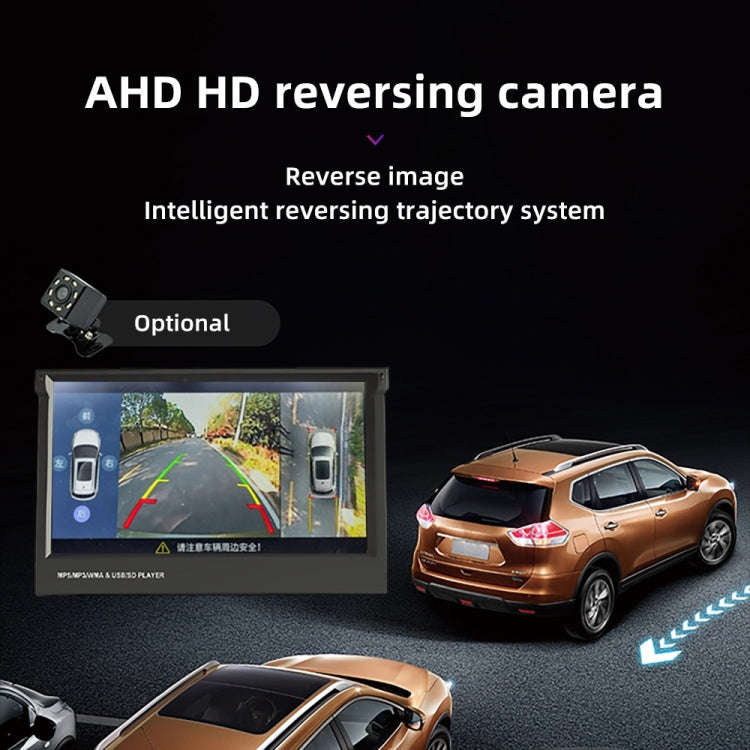 9601C HD 7 inch Universal Car Manually Retractable Screen MP5 Player with Carplay, Support FM & B...