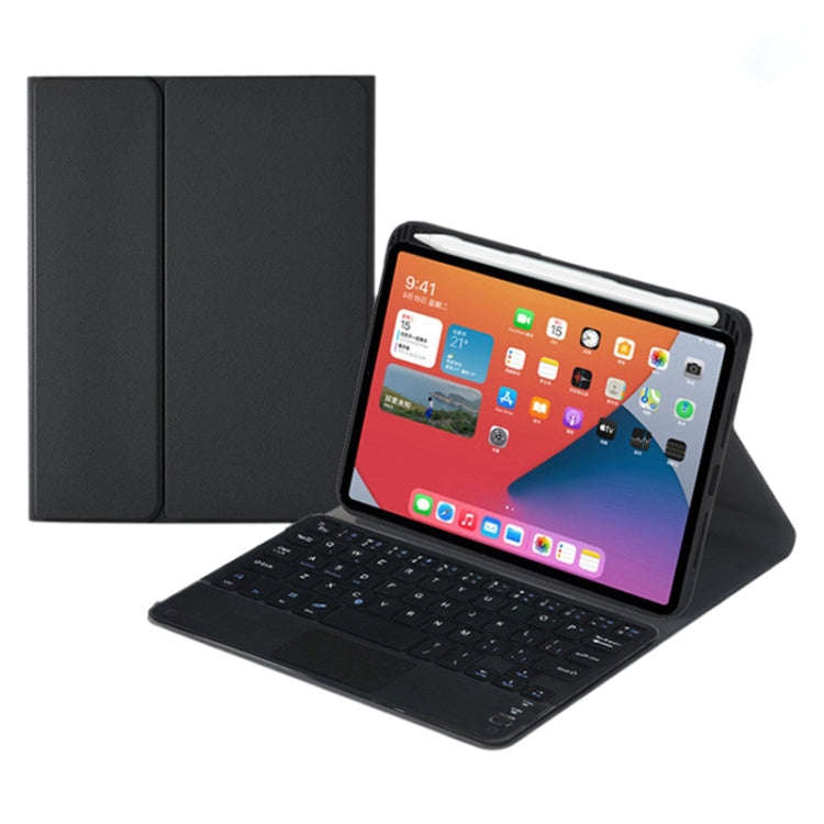 HK006C Detachable Bluetooth Keyboard Leather Tablet Case with Touchpad & Holder for iPad mini 6(B...