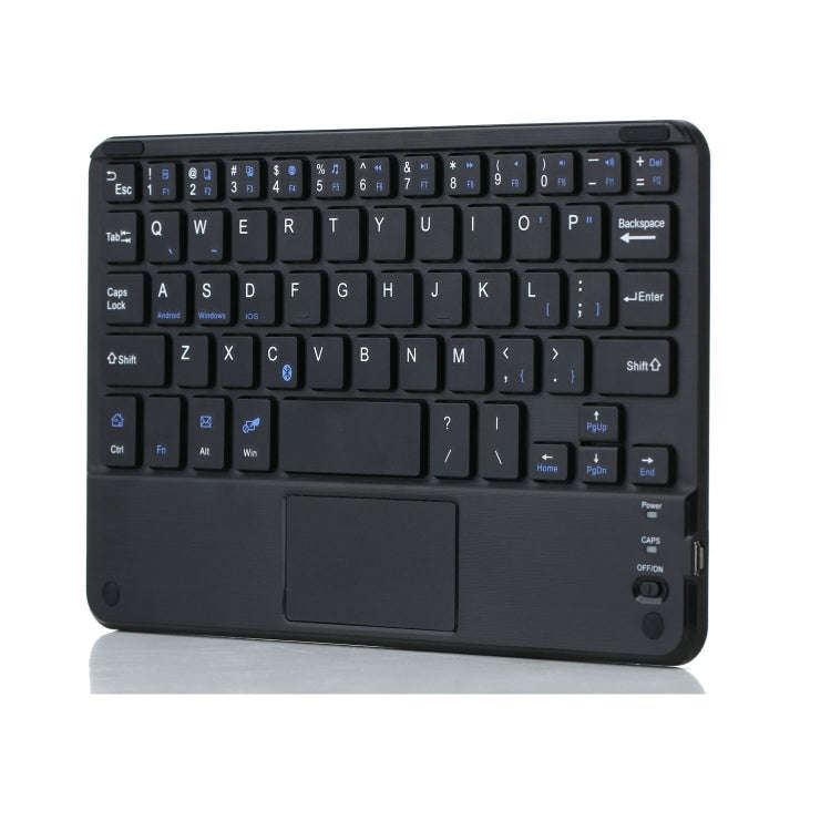 HK006C Detachable Bluetooth Keyboard Leather Tablet Case with Touchpad & Holder for iPad mini 6(B...