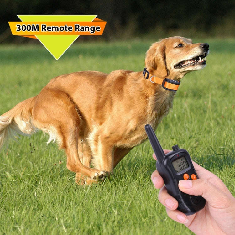 998DC Bark Stopper Remote Control Electric Shock Collar Dog Training Device, Plug Type:US Plug