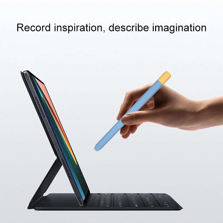 For Xiaomi Inspired Stylus Pen Contrast Color Protective Case(Black Red)