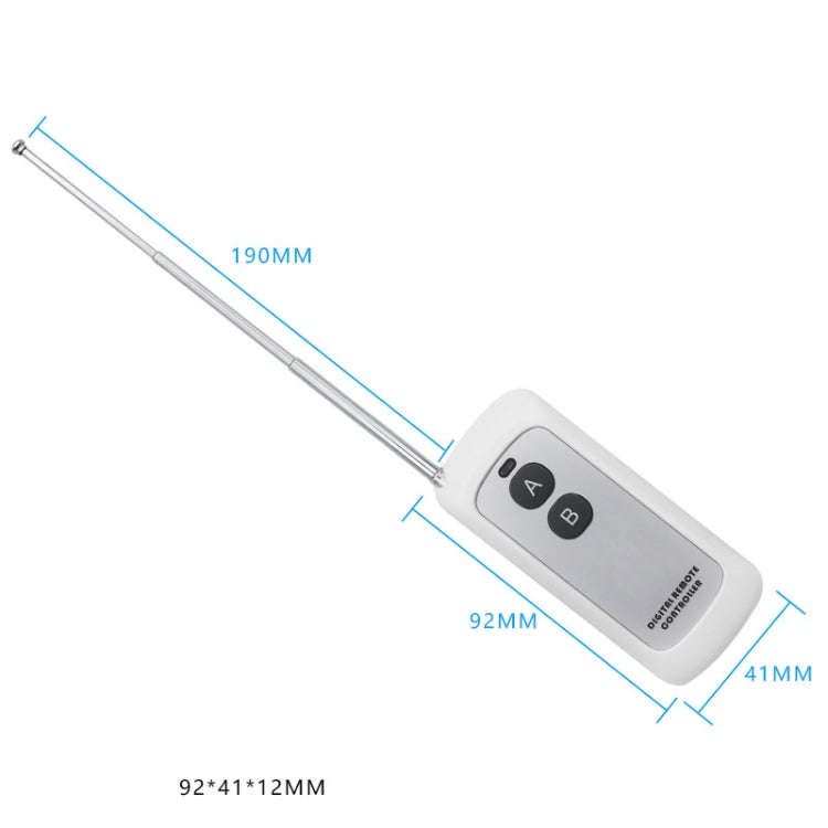 1000-2E Two-button Water Pump Motor Smart Socket Access Control Lamp Learning Wireless Remote Con...