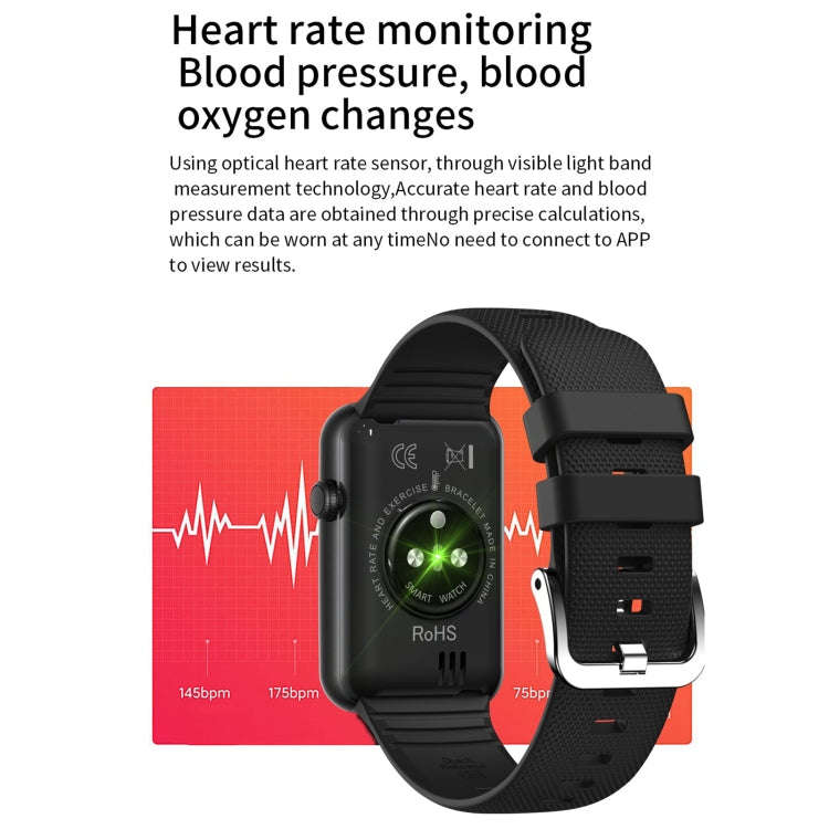 HT5 1.57 inch IPS Touch Screen IP68 Waterproof Smart Watch, Support Sleep Monitoring / Heart Rate...