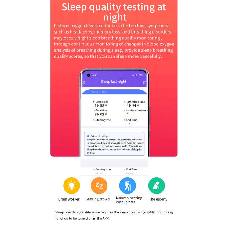 HT5 1.57 inch IPS Touch Screen IP68 Waterproof Smart Watch, Support Sleep Monitoring / Heart Rate...