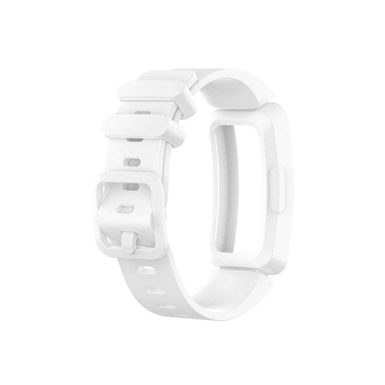 For Fitbit Inspire HR / Ace 2 Silicone Smart Watch  Watch Band(White)