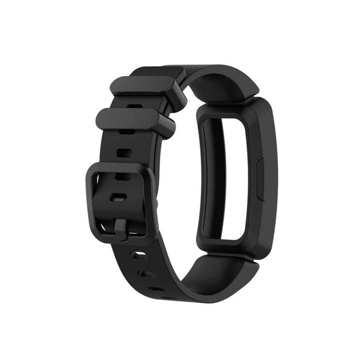 For Fitbit Inspire HR / Ace 2 Silicone Smart Watch  Watch Band(Black)