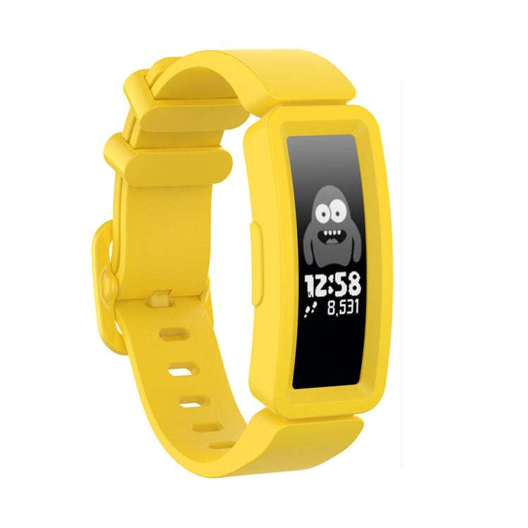 For Fitbit Inspire HR / Ace 2 Silicone Smart Watch  Watch Band(Yellow)