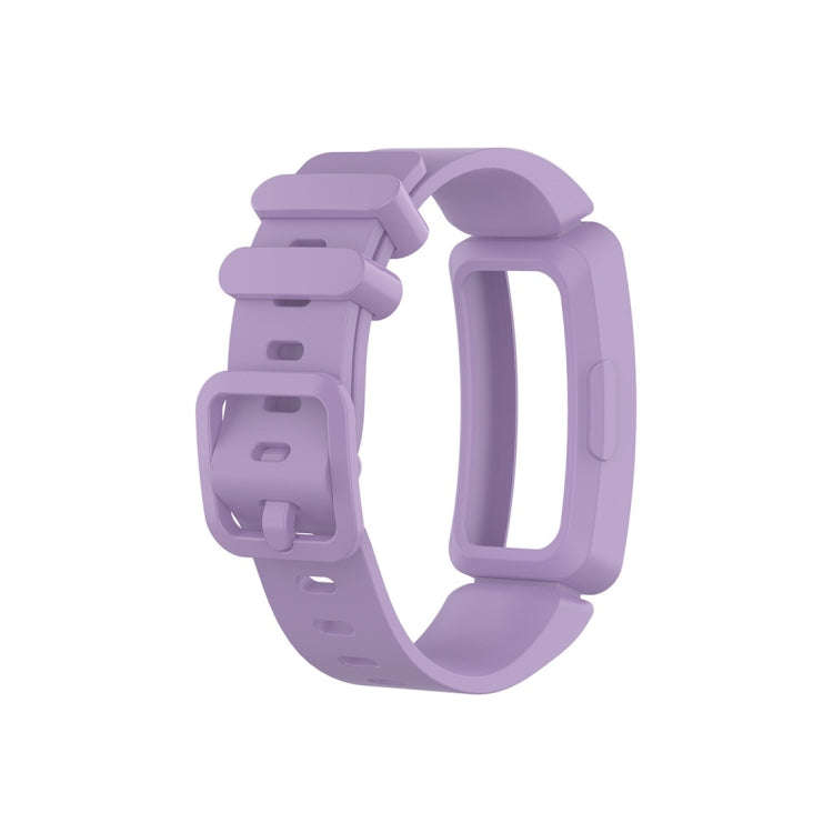 For Fitbit Inspire HR / Ace 2 Silicone Smart Watch  Watch Band(Light Purple)