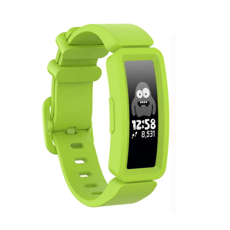 For Fitbit Inspire HR / Ace 2 Silicone Smart Watch  Watch Band(Green)