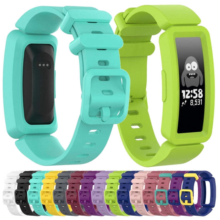 For Fitbit Inspire HR / Ace 2 Silicone Smart Watch  Watch Band(Wine Red)