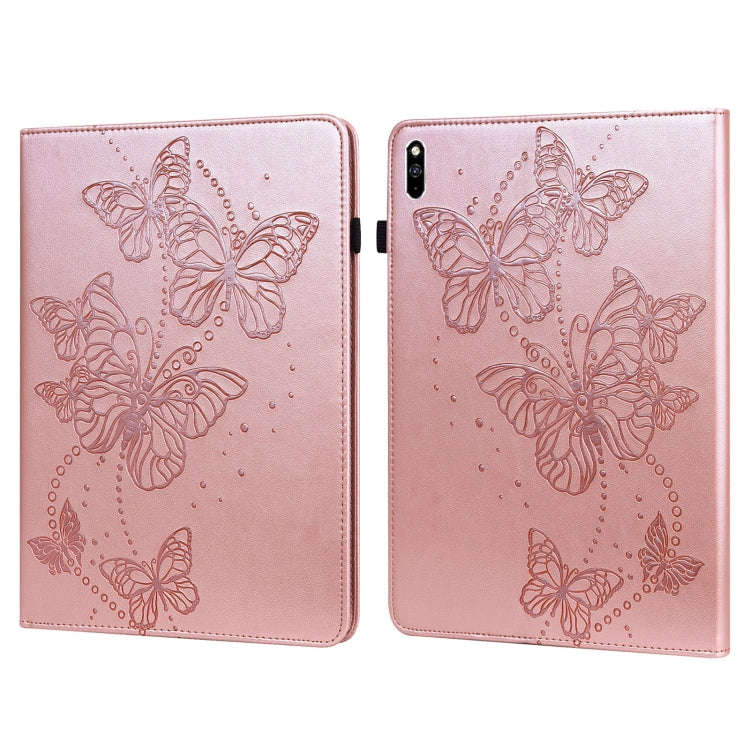 For Huawei MatePad Pro 10.8 2021 / 2018 Embossed Butterfly Pattern Horizontal Flip Leather Tablet...