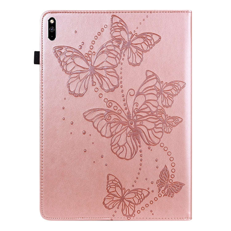 For Huawei MatePad Pro 10.8 2021 / 2018 Embossed Butterfly Pattern Horizontal Flip Leather Tablet...