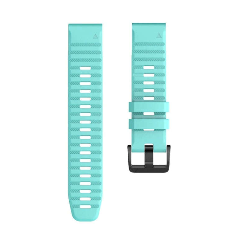 For Garmin Fenix 6X 26mm Silicone Smart Watch Watch Band(Mint Green)