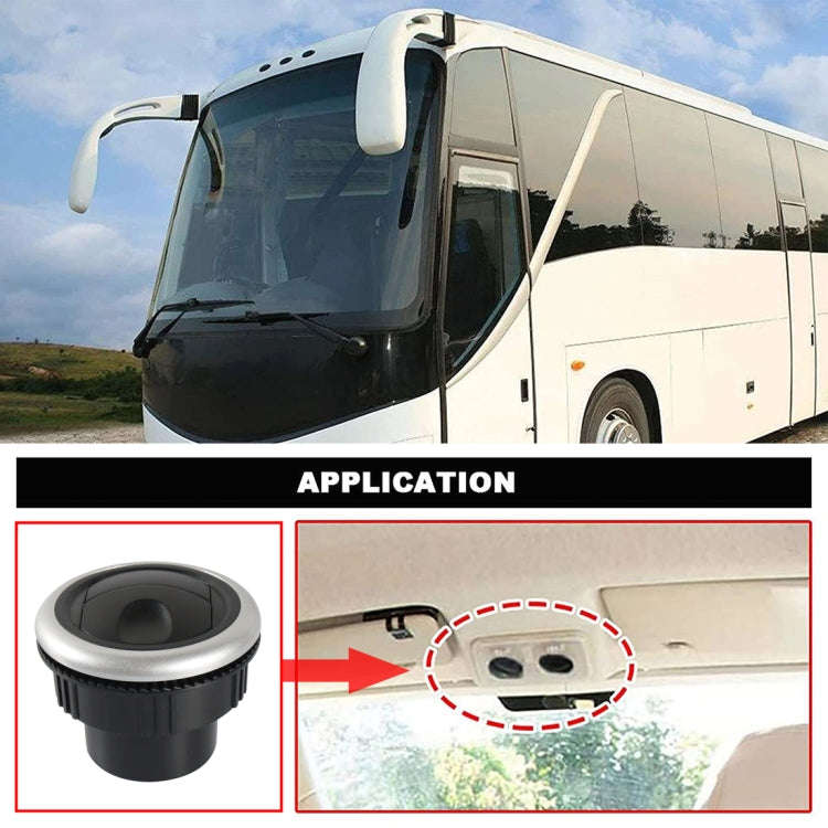 A5681-02 71mm RV Universal Air-conditioning Outlet, Hole Size: 63mm