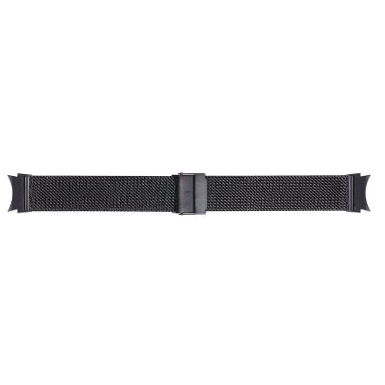 For Samsung Galaxy Watch4 40mm/44mm Double Insurance Buckle Milanese Watch Band(Black)