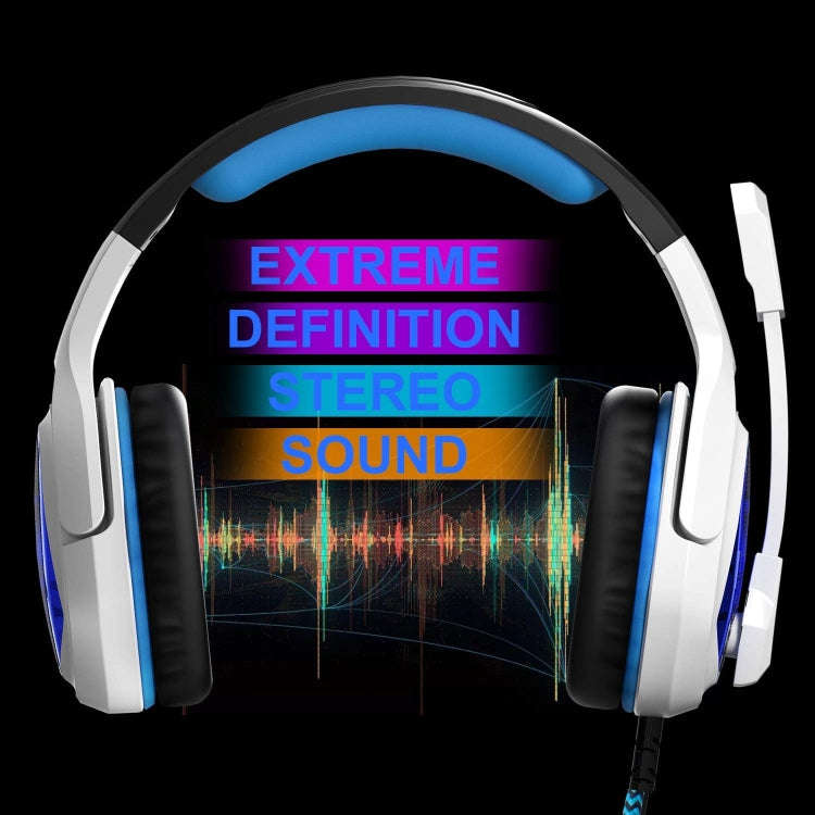 SADES MH901 7.1 Channel USB Adjustable Gaming Headset with Microphone(Blue White)