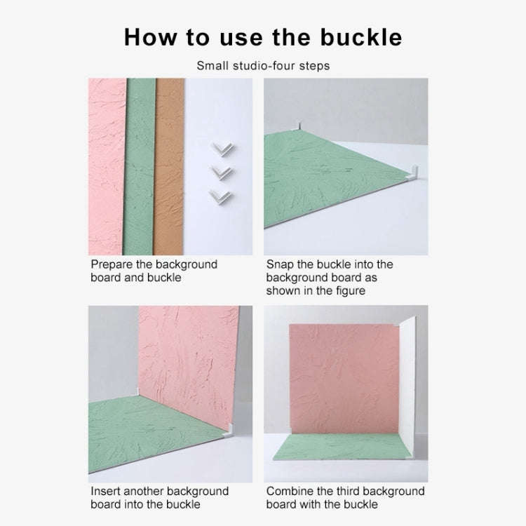 60 x 60cm Retro PVC Cement Texture Board Photography Backdrops Board(Grey Bean Green)