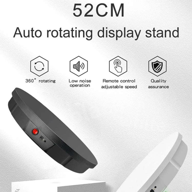 52cm Remote Control Electric Rotating Turntable Display Stand Video Shooting Props Turntable, Plu...