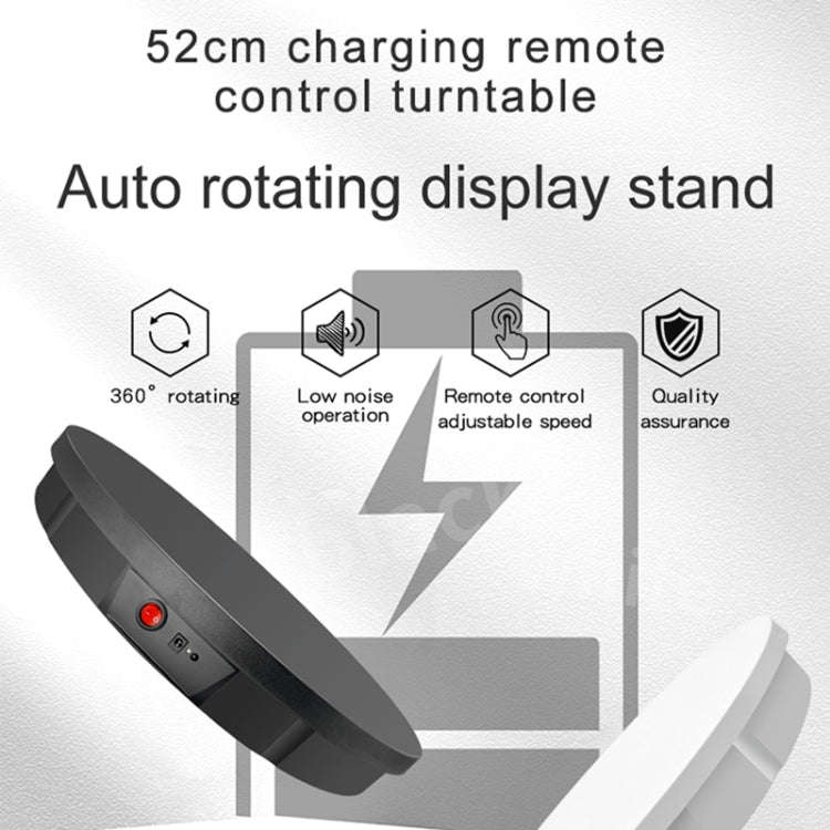 52cm Remote Control Electric Rotating Turntable Display Stand Video Shooting Props Turntable, Cha...