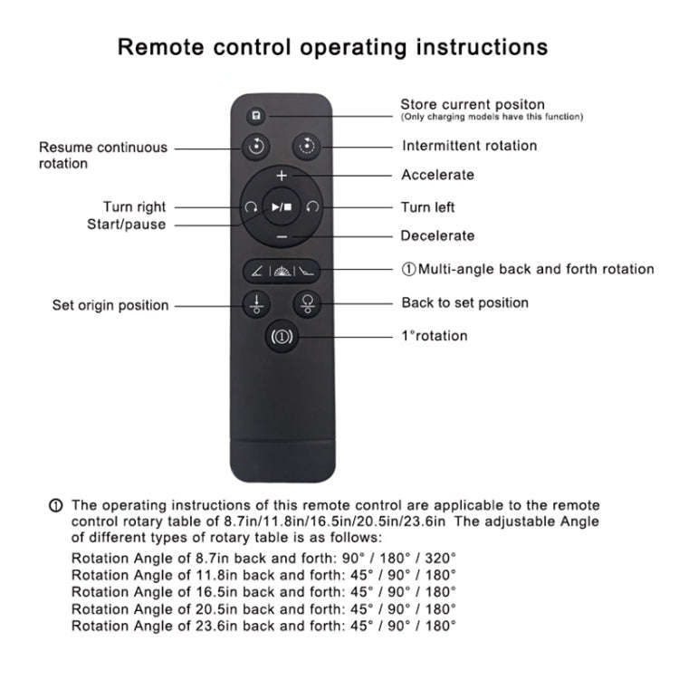 52cm Remote Control Electric Rotating Turntable Display Stand Video Shooting Props Turntable, Cha...
