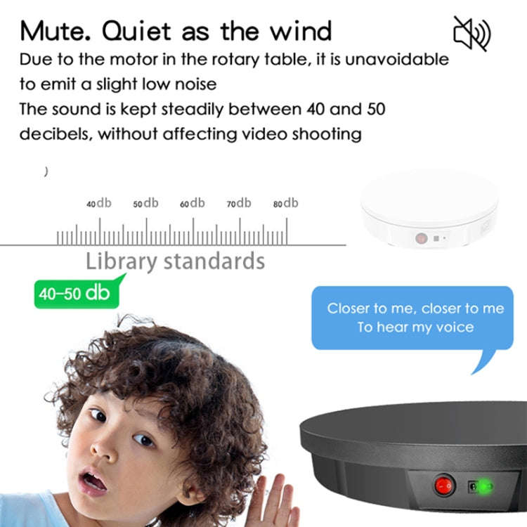 52cm Remote Control Electric Rotating Turntable Display Stand Video Shooting Props Turntable, Cha...